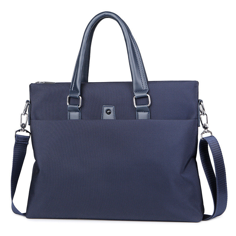 Men’s Portable Oxford Cloth Crossbody Bag – Trendy Horizontal Shoulder Bag