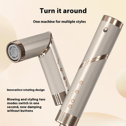 9-in-1 High-Speed Hair Dryer & Hot Air Comb - Multifunctional Blow Dryer for Styling, Straightening, Curling & Volumizing