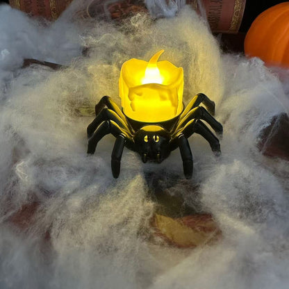 Halloween Spider String Lights – Creepy Night Light Decor for Haunted House, Bar, and Horror Party Decorations