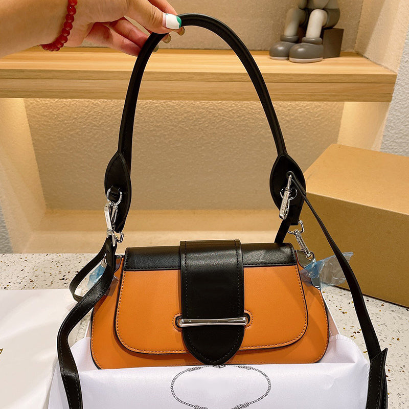 Retro European & American Style Women’s Leather Shoulder Bag – Classic Fashion Accessory