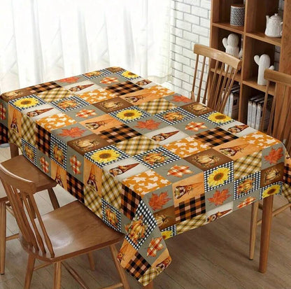 Halloween Coffee Table Square Round Table Waterproof Flower Stand Table Cloth