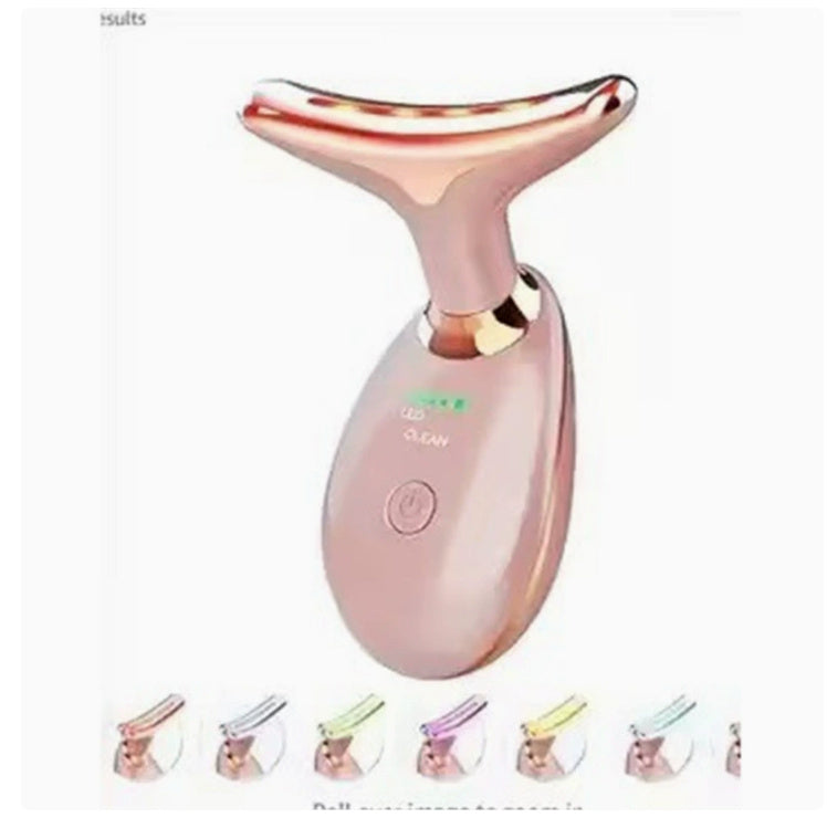 EMS Neck Firming & Lifting Massager – Microcurrent Wrinkle Remover with Heat Therapy