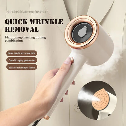 Mini Portable Garment Steamer | Handheld Fabric Steam Iron for Clothes | Travel & Home Use | US Plug