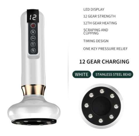 Electric Vacuum Cupping Massager | Anti-Cellulite & Fat Burning Gua Sha Cups | Slimming Suction