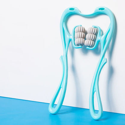 Manual 6-Wheel Neck & Shoulder Massager Roller