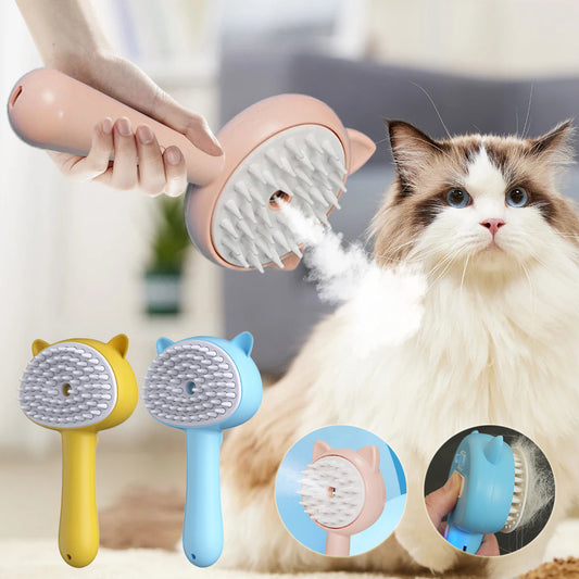 Rechargeable Mist Grooming Brush for Cats & Dogs