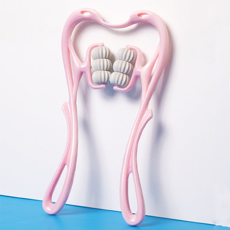 Manual 6-Wheel Neck & Shoulder Massager Roller