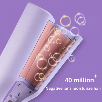 32mm Hair Curling Iron | Deep Wave Crimping Iron Styler | Adjustable Temperature, Fast Heating