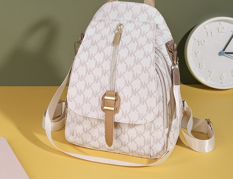 Summer Retro Women's Backpack – Trendy European & American Style Fashion Bag