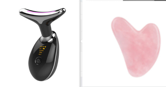 EMS Neck Firming & Lifting Massager – Microcurrent Wrinkle Remover with Heat Therapy
