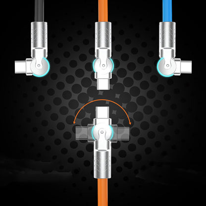 Rotating Type-C Fast Charging & Data Cable – Durable 360° Connector